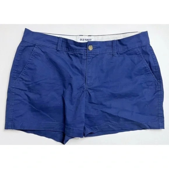 Old Navy • Navy Blue Chino Women’s Shorts - Picture 1 of 4